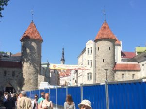 Puerta de Viru en obras