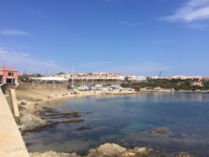 Cala entre puertos de Stintino